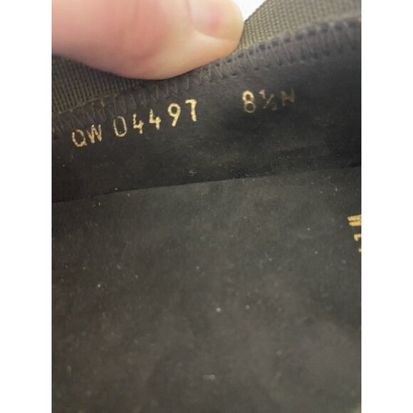 Stuart Weitzman Womens Shoe Size 8.5N Suede Green Textured Wedges Pumps Normcore - Picture 12 of 12